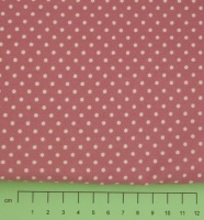 Fabric by the Metre - Spots (3mm) - Rose